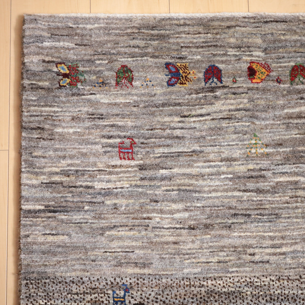 ギャッベ(ルリバフ) 137×87cm(HS-12311)