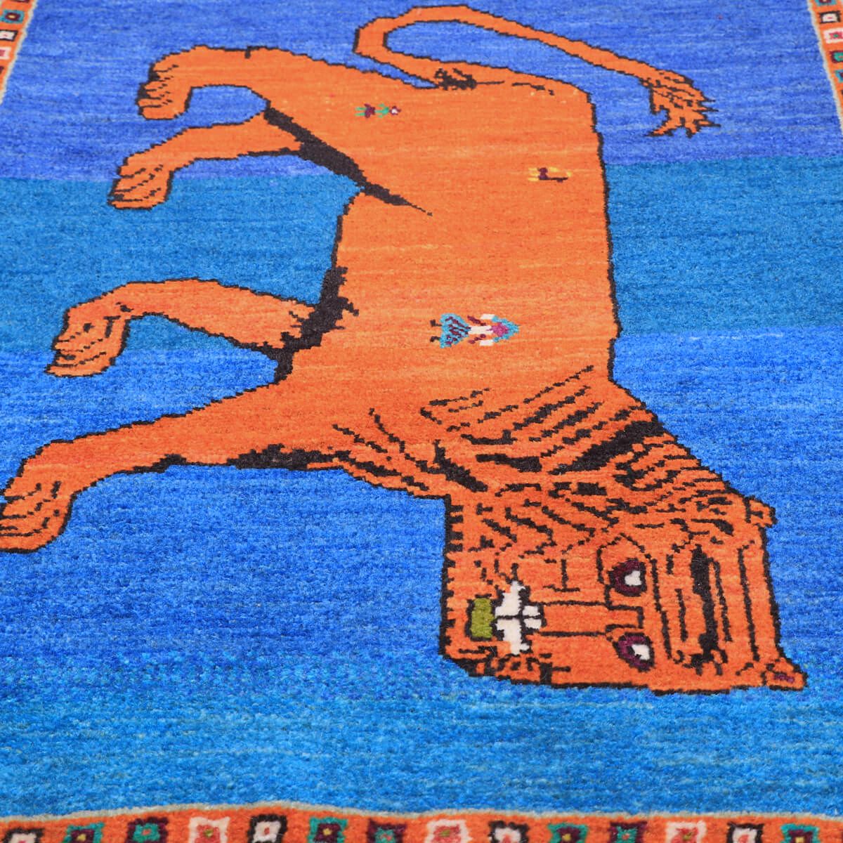 ギャッベ(ギャベ)ルリバフ 118×66cm(HS-70111)