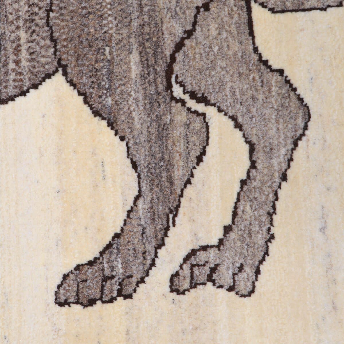 ギャッベ(ギャベ)ルリバフ 112×75cm(HS-70122)