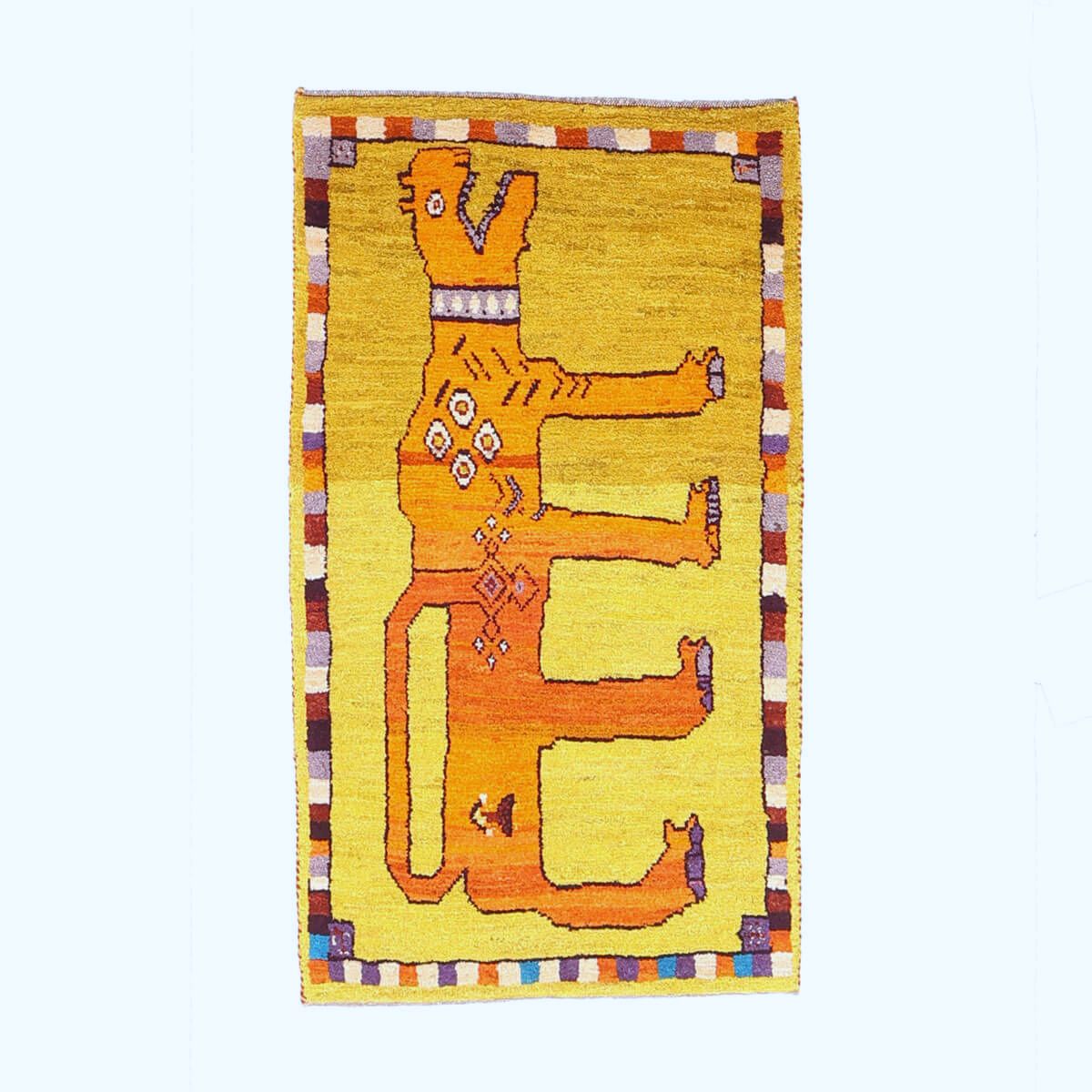 ギャッベ(ギャベ)カシュクリ 110×62cm(HS-70125)
