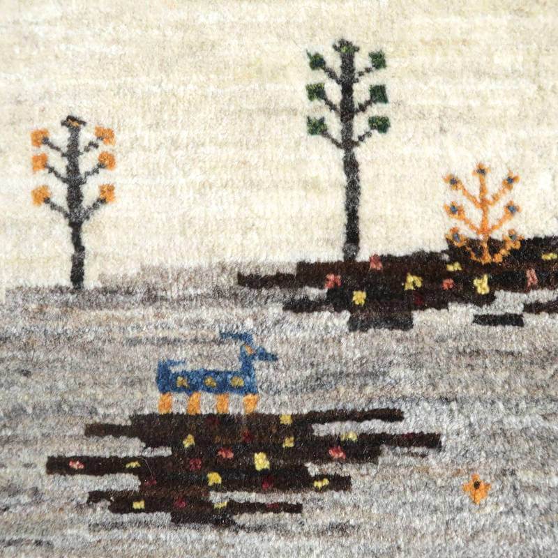 プレミアムギャッベ/ホシナマイ(カシュクリ) 134×79cm(HS-77938)