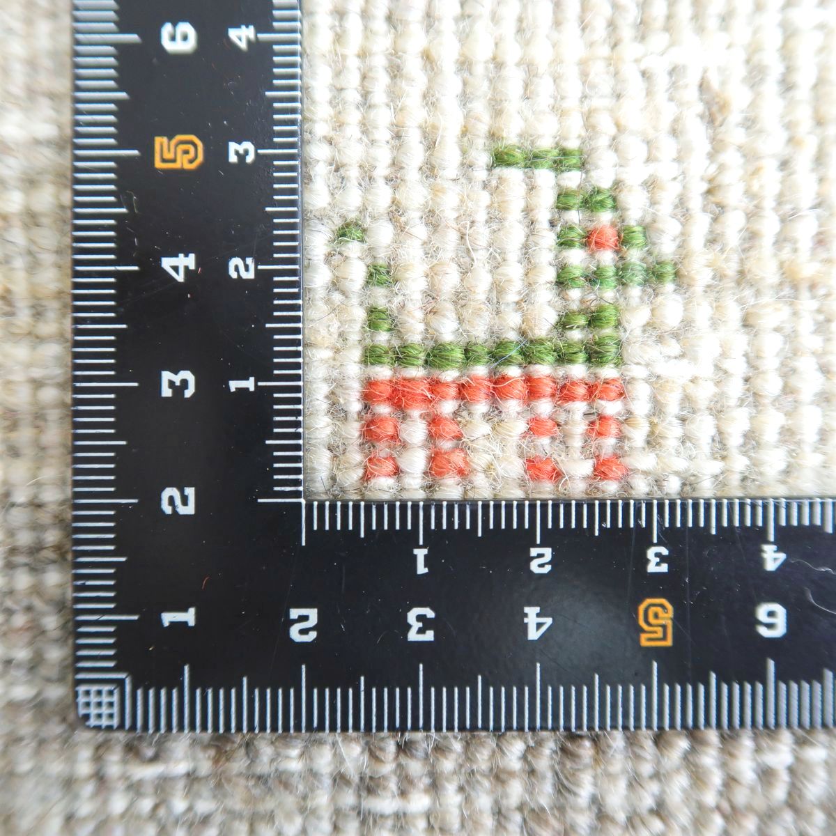 プレミアムギャッベ/ホシナマイ(カシュクリ) 90×61cm(HSS-11047)