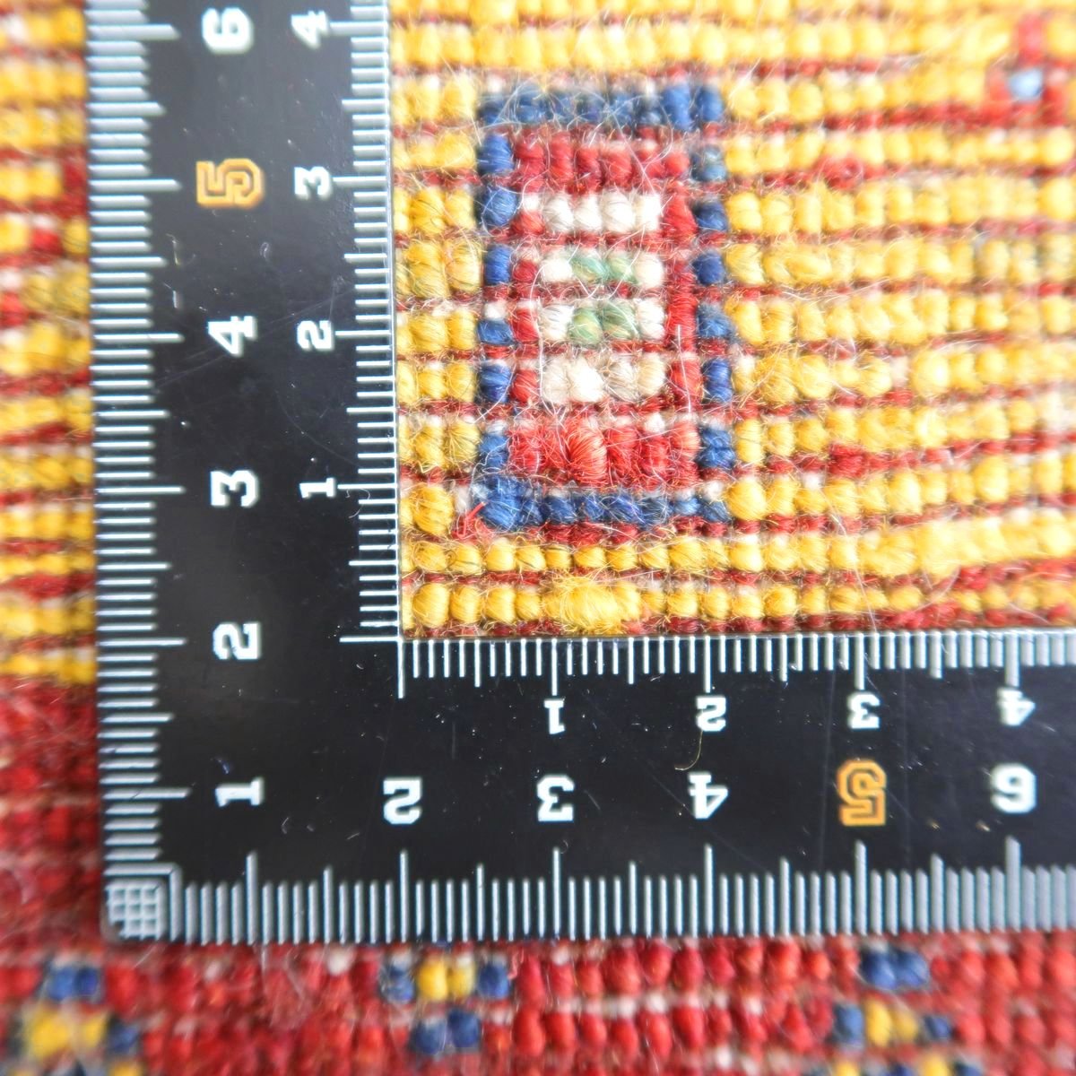 プレミアムギャッベ/ホシナマイ(カシュクリ) 93×61cm(HSS-11050)