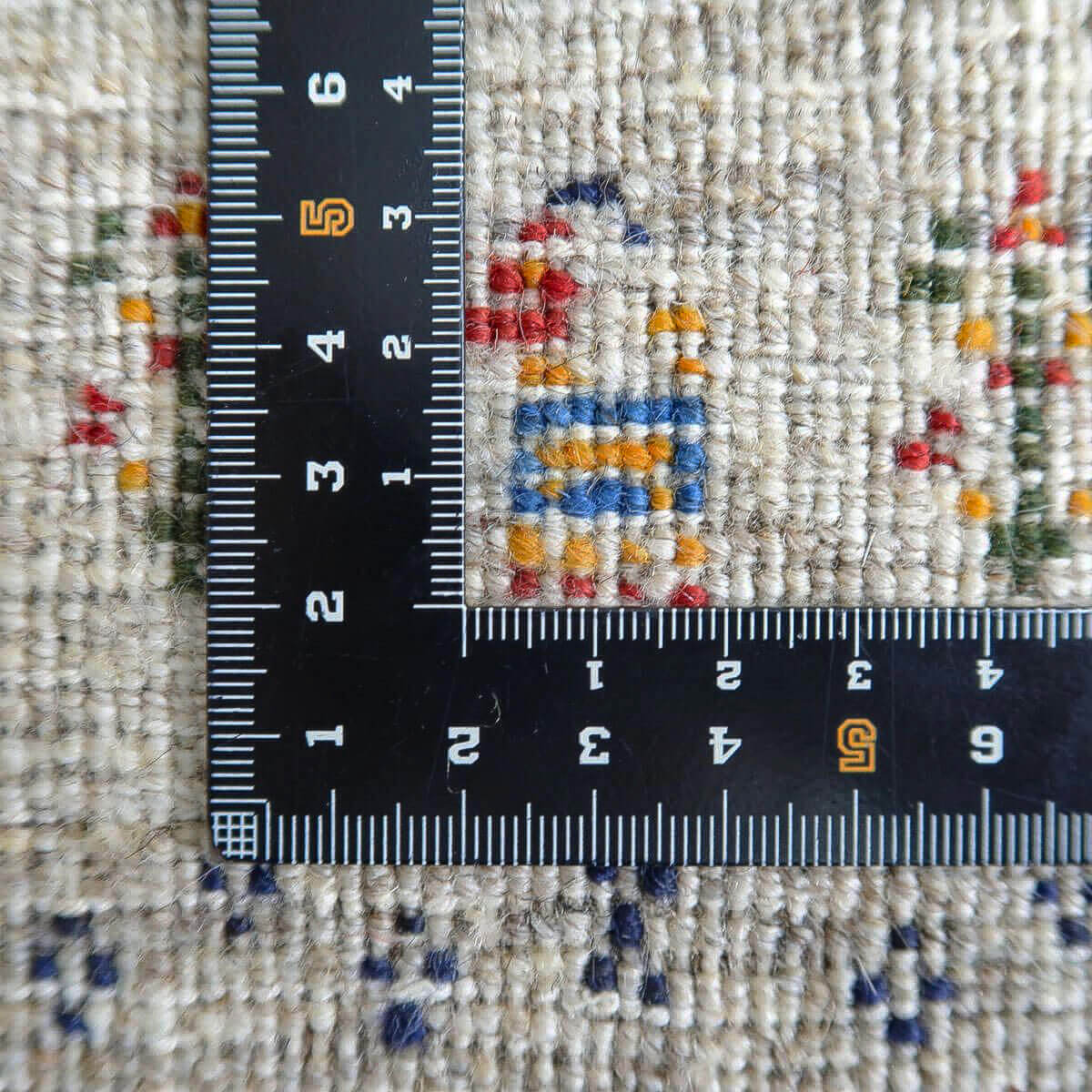 プレミアムギャッベ/ホシナマイ(カシュクリ) 91×65cm(HSS-11134)