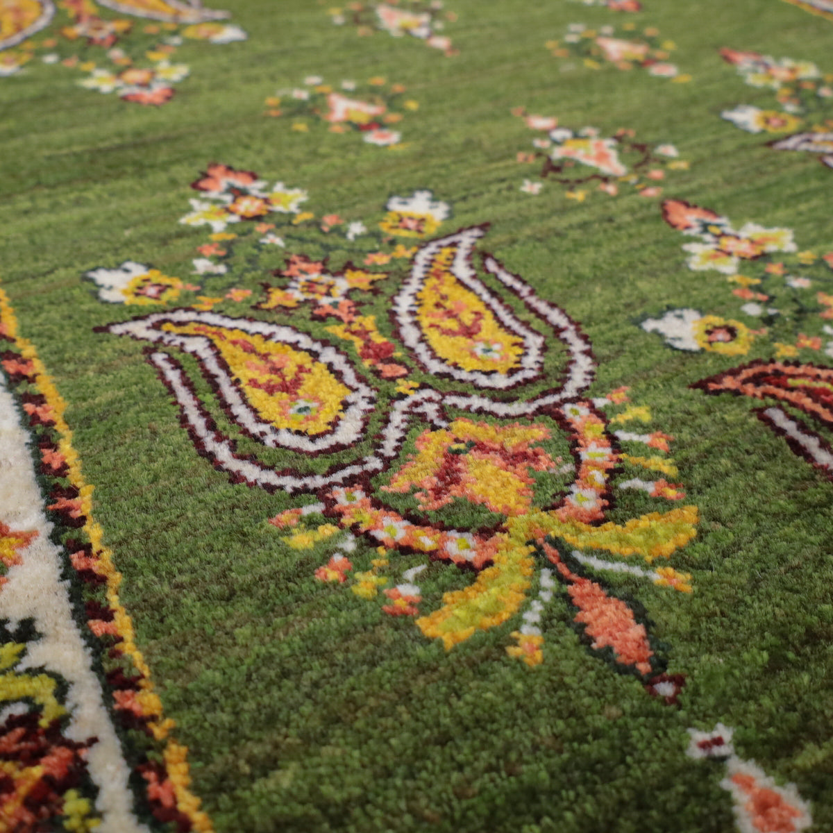 ギャッベ(ルリバフ) 104×67cm(HSS-11800)