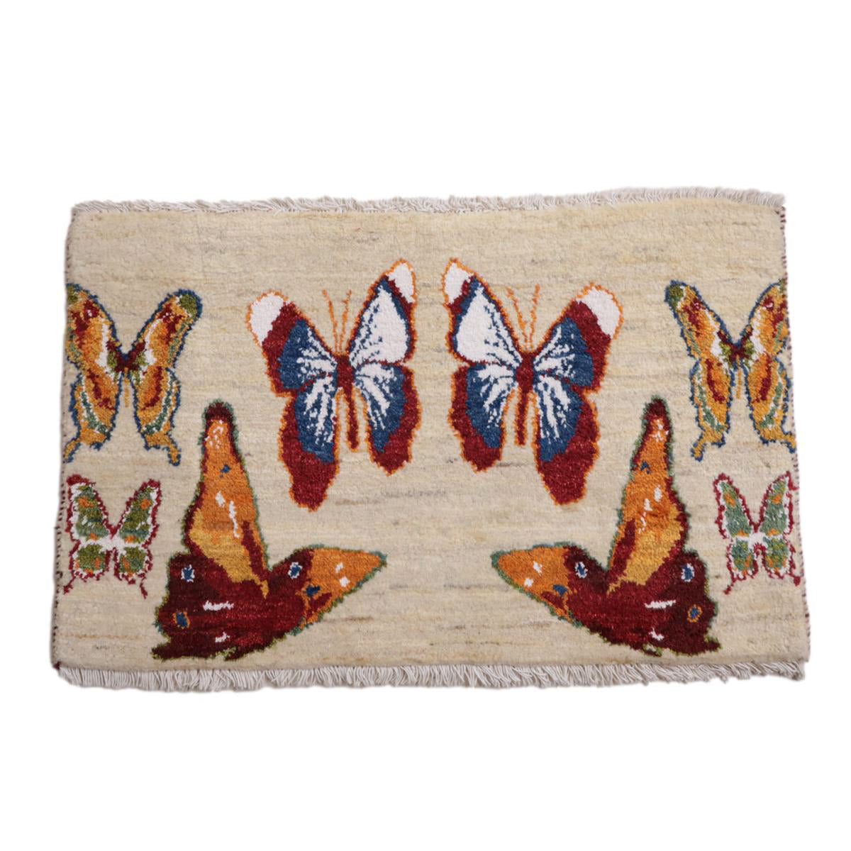 ギャッベ(ルリバフ) 54×86cm(HSS-11885)