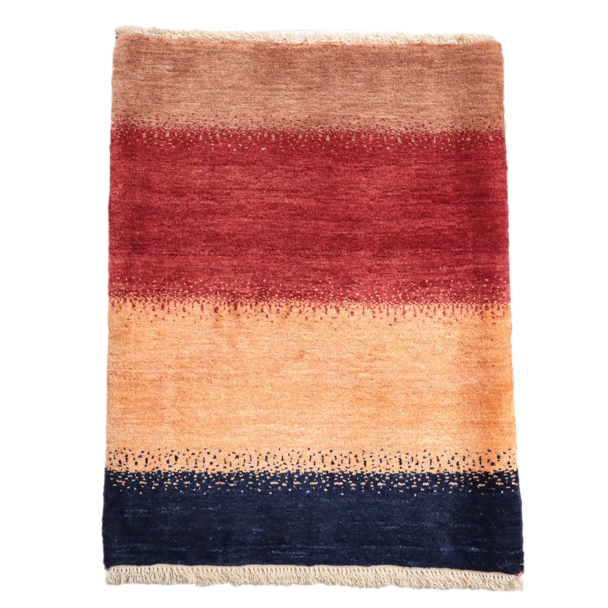 ギャッベ(ルリバフ) 91×68cm(HSS-11902)