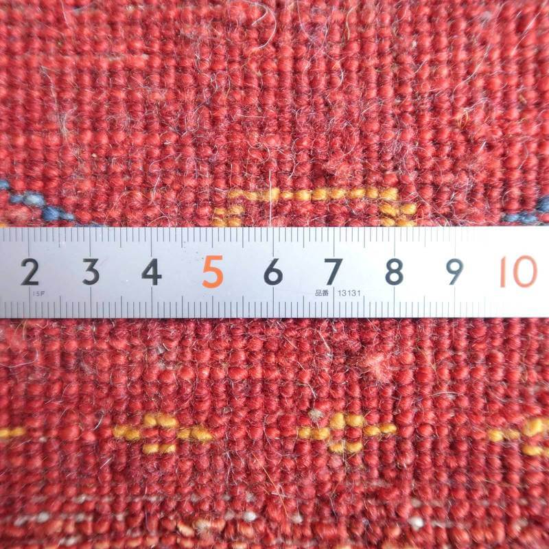 プレミアムギャッベ/ホシナマイ(カシュクリ) 77×62cm(HSS-57104)