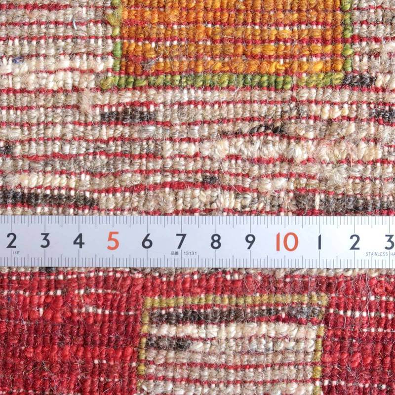 プレミアムギャッベ/ホシナマイ(ルリバフ) 77×64cm(HSS-62171)