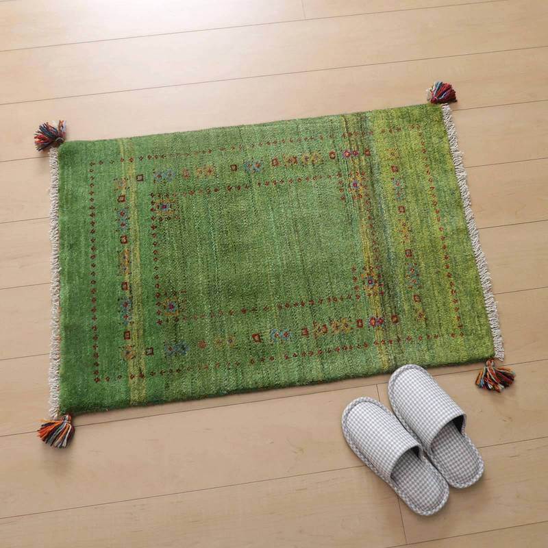 プレミアムギャッベ/ホシナマイ(カシュクリ) 90×61cm(HSS-68468)