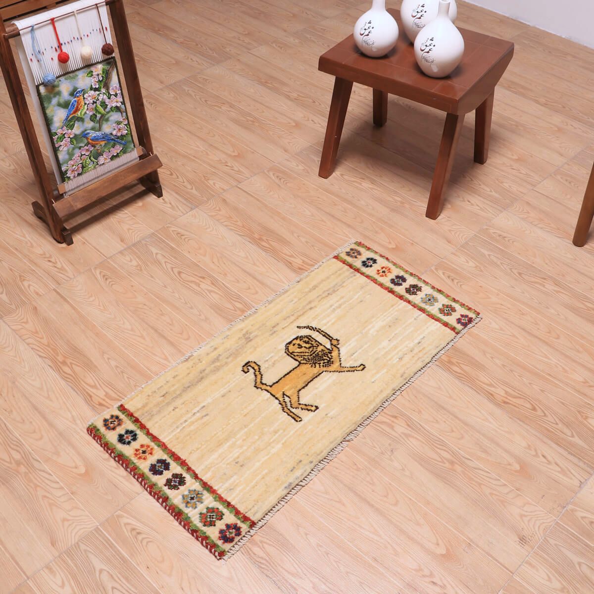 ギャッベ(ギャベ)カシュクリ 83×39cm(HSS-70097)