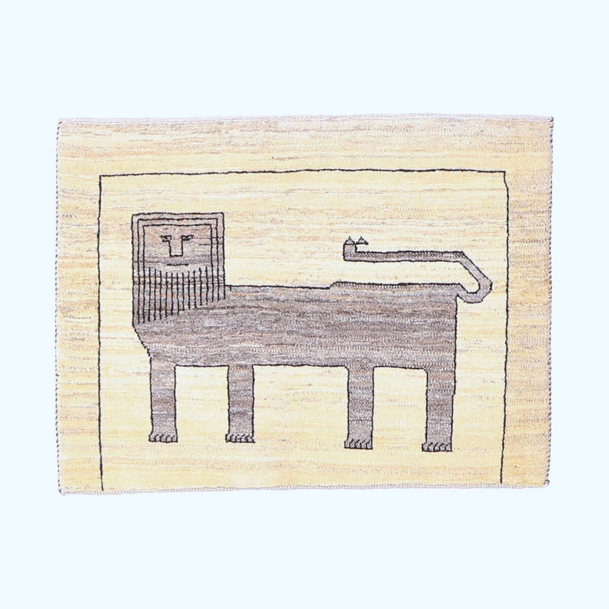 ギャッベ(ギャベ)カシュクリ 97×74cm(HSS-70101)
