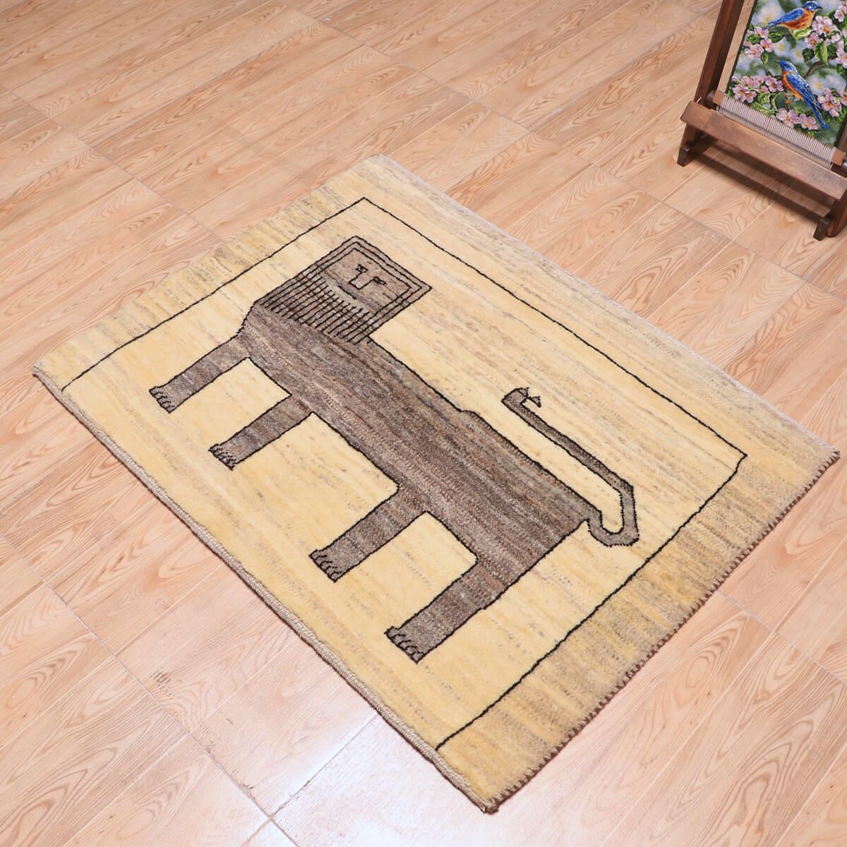 ギャッベ(ギャベ)カシュクリ 97×74cm(HSS-70101)