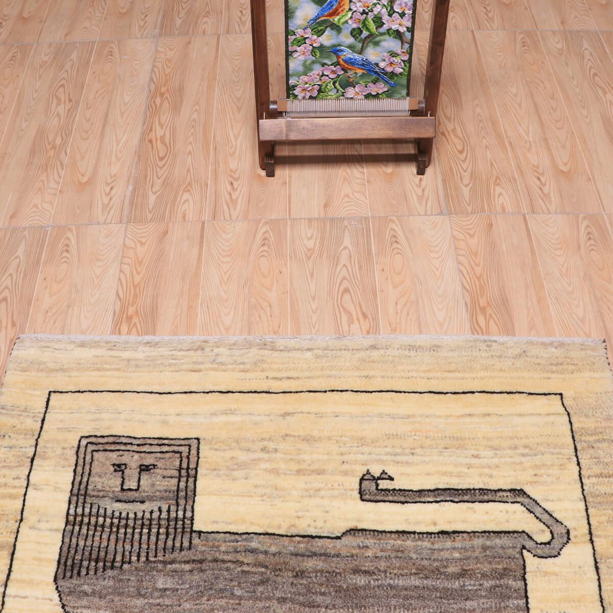 ギャッベ(ギャベ)カシュクリ 97×74cm(HSS-70101)