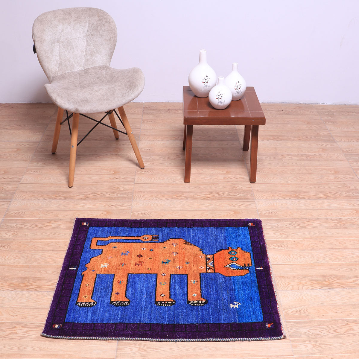 ギャッベ(ギャベ)カシュクリ 84×65cm(HSS-70104)