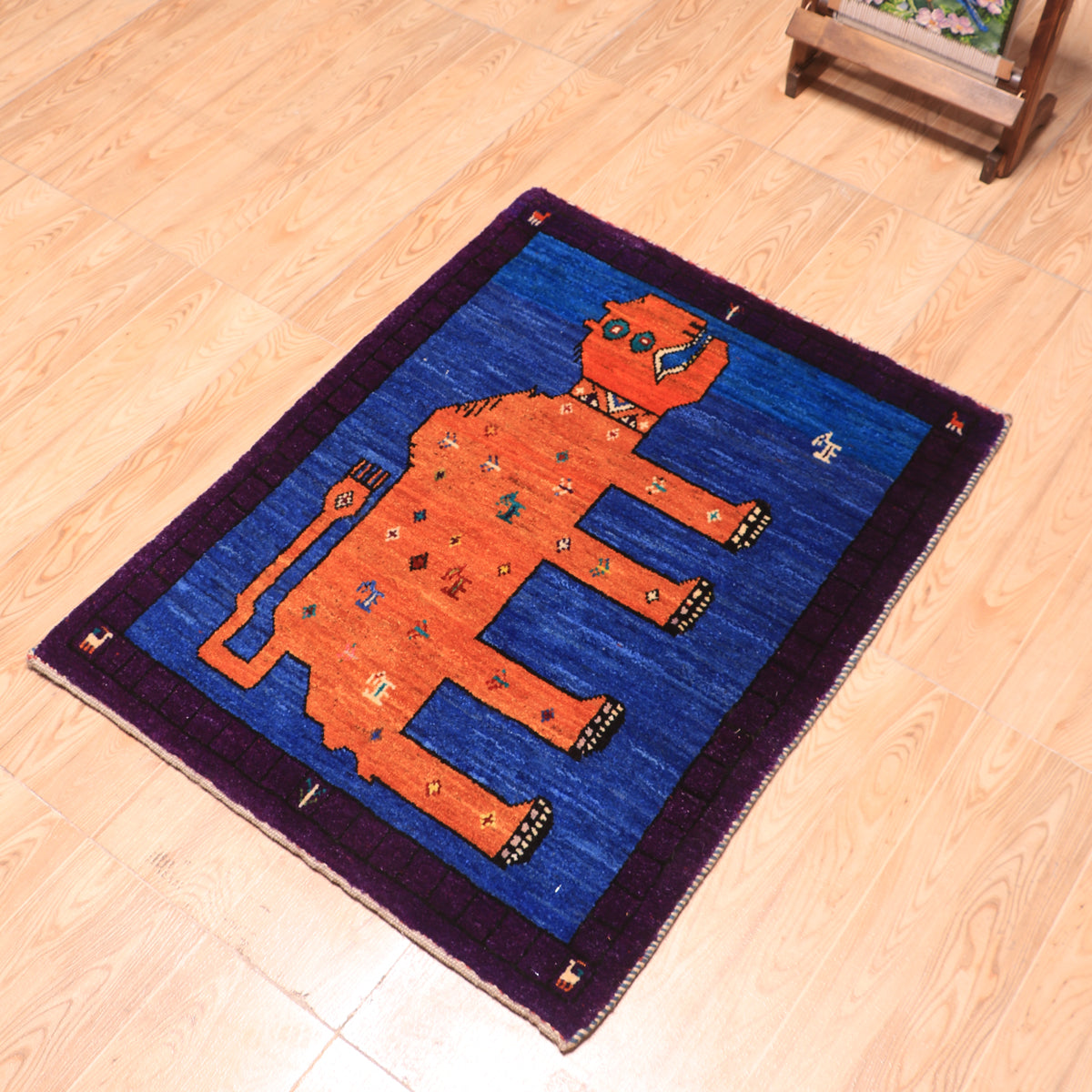 ギャッベ(ギャベ)カシュクリ 84×65cm(HSS-70104)