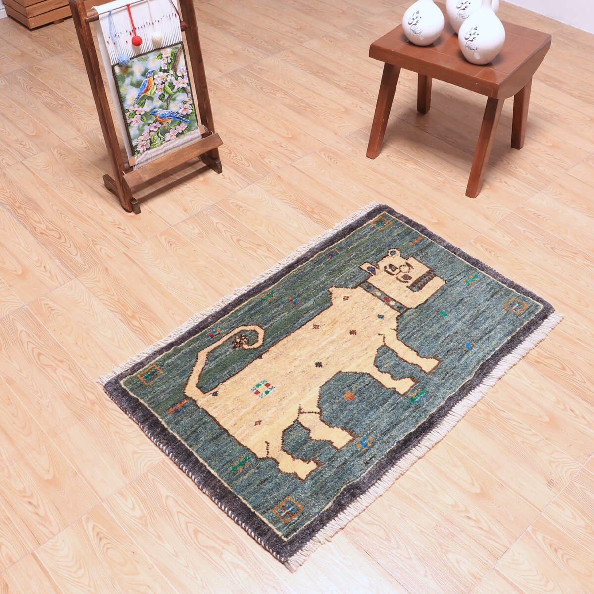 ギャッベ(ギャベ)カシュクリ 92×57cm(HSS-70105)