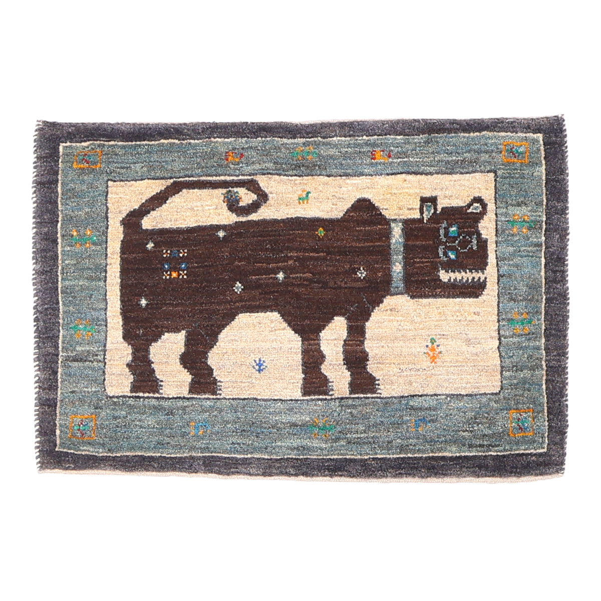 ギャッベ(ギャベ)カシュクリ 93×63cm(HSS-70109)