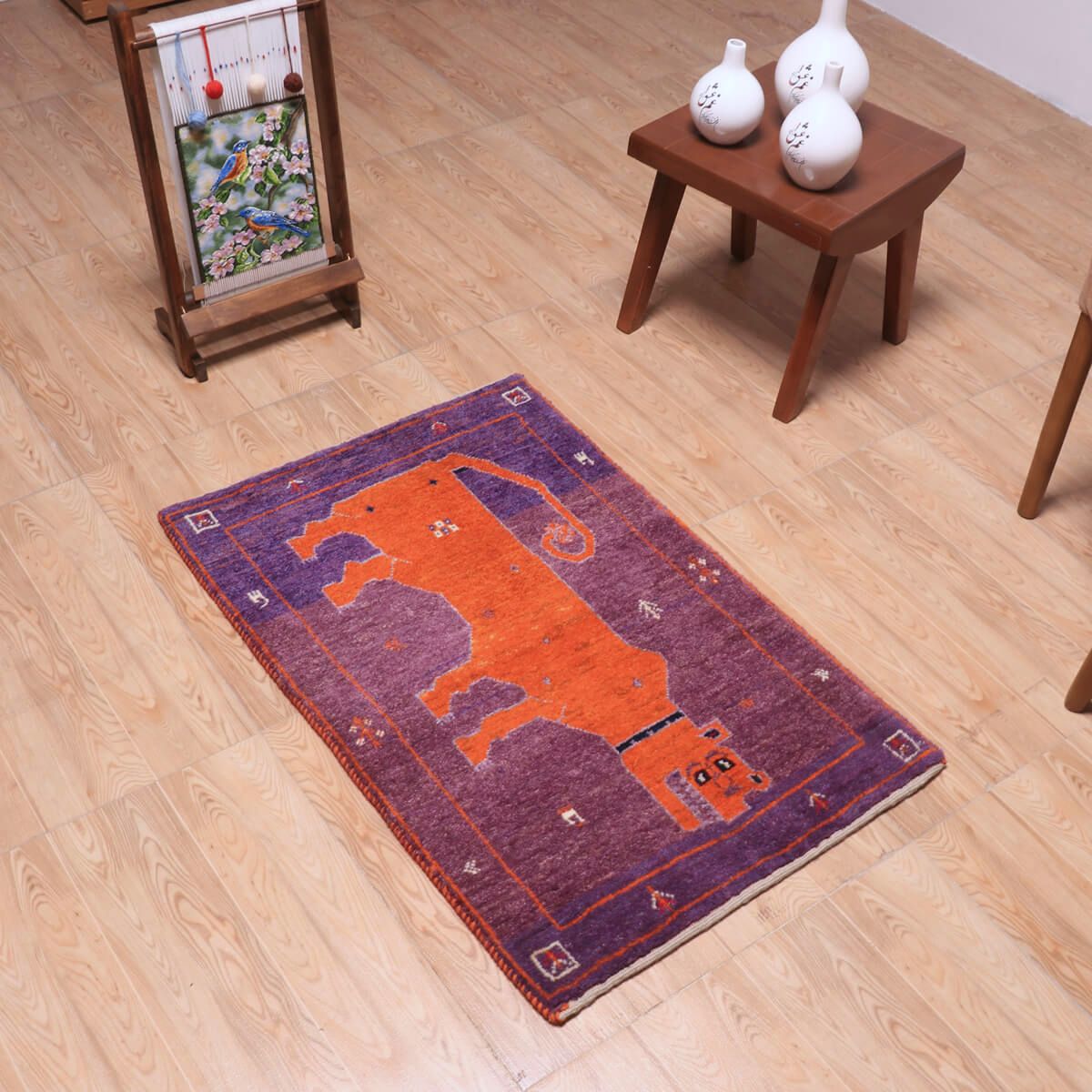 ギャッベ(ギャベ)カシュクリ 97×65cm(HSS-70116)