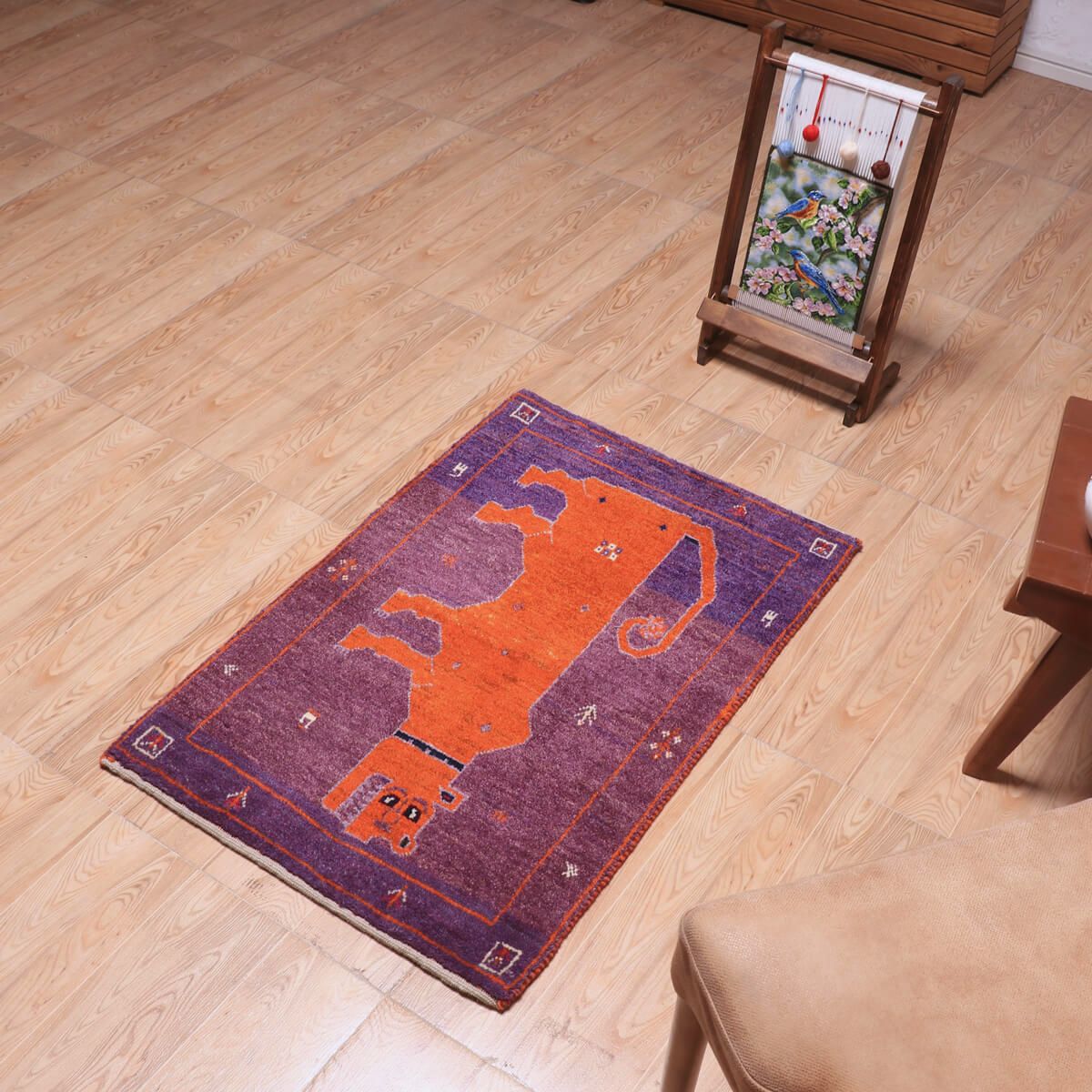 ギャッベ(ギャベ)カシュクリ 97×65cm(HSS-70116)