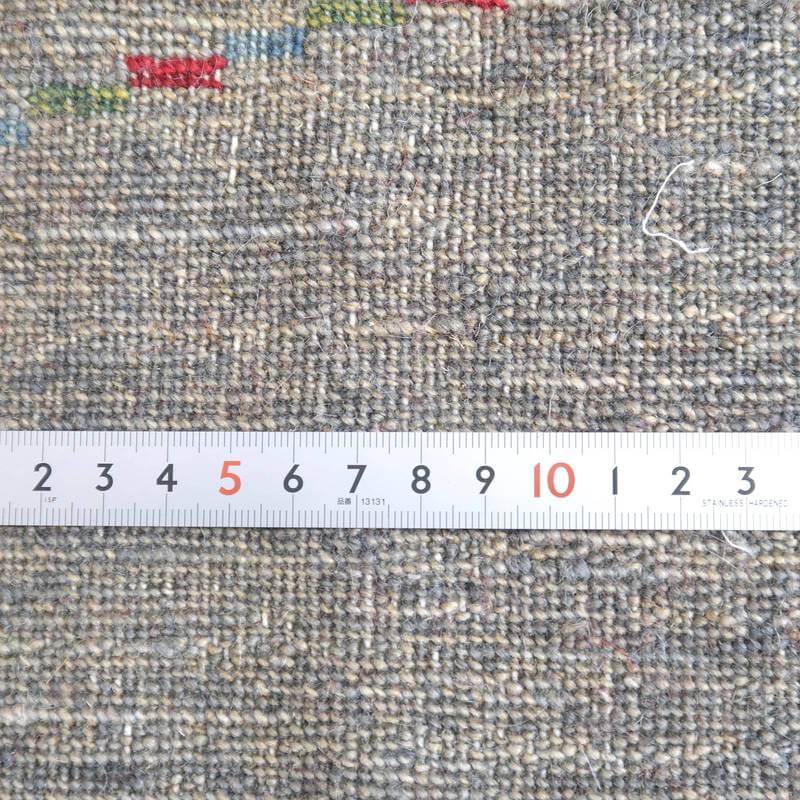 プレミアムギャッベ/ホシナマイ(ルリバフ) 85×54cm(HSS-71707)