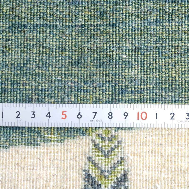 プレミアムギャッベ/ホシナマイ(ルリバフ) 87×58cm(HSS-71865)