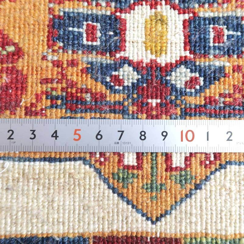 プレミアムギャッベ/ホシナマイ(ルリバフ) 89×62cm(HSS-71893)