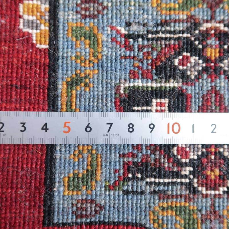 プレミアムギャッベ/ホシナマイ(ルリバフ) 90×58cm(HSS-73046)