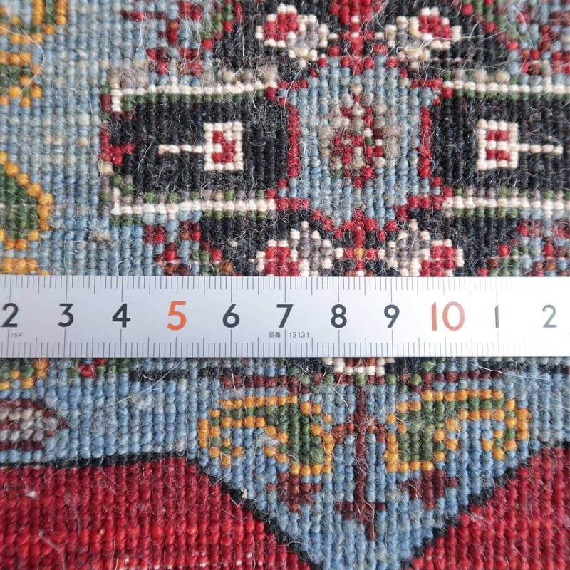 プレミアムギャッベ/ホシナマイ(ルリバフ) 87×57cm(HSS-73047)