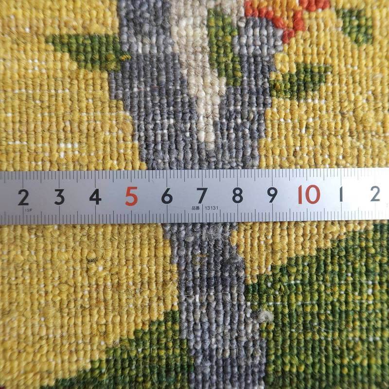 プレミアムギャッベ/ホシナマイ(ルリバフ) 69×89cm(HSS-77730)