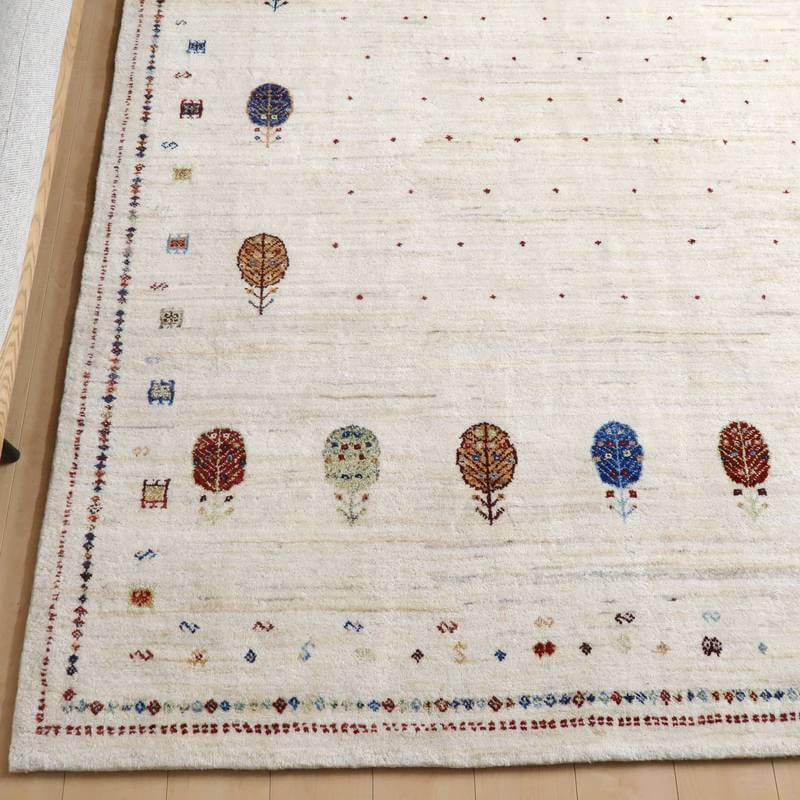 プレミアムギャッベ/ホシナマイ(カシュクリ) 281×192cm(HX-10881)