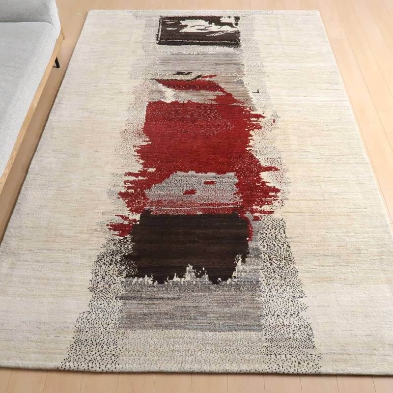 プレミアムギャッベ/ホシナマイ(カシュクリ) 303×204cm(HX-10888)