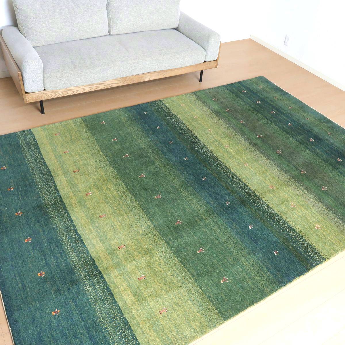 プレミアムギャッベ/ホシナマイ(カシュクリ) 295×204cm(HX-11116)