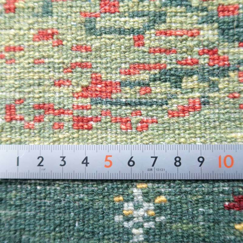 プレミアムギャッベ/ホシナマイ(ルリバフ) 315×193cm(HX-14338)