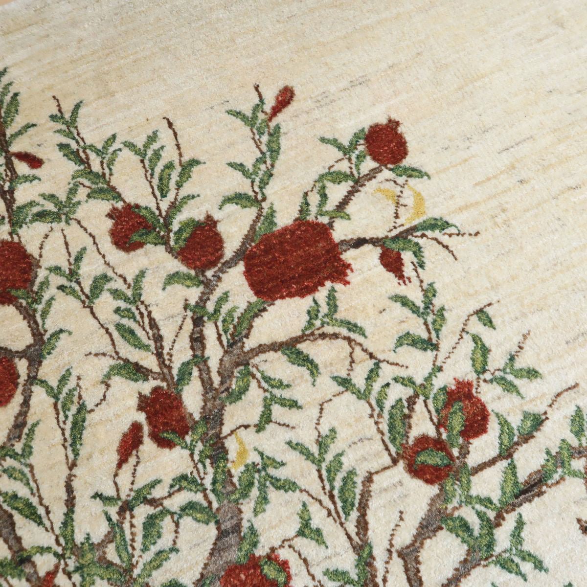 プレミアムギャッベ/ホシナマイ(ルリバフ) 294×188cm(HX-19662)