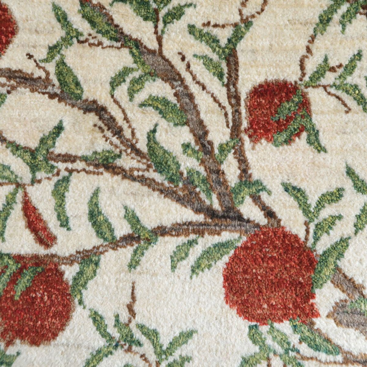 プレミアムギャッベ/ホシナマイ(ルリバフ) 294×188cm(HX-19662)