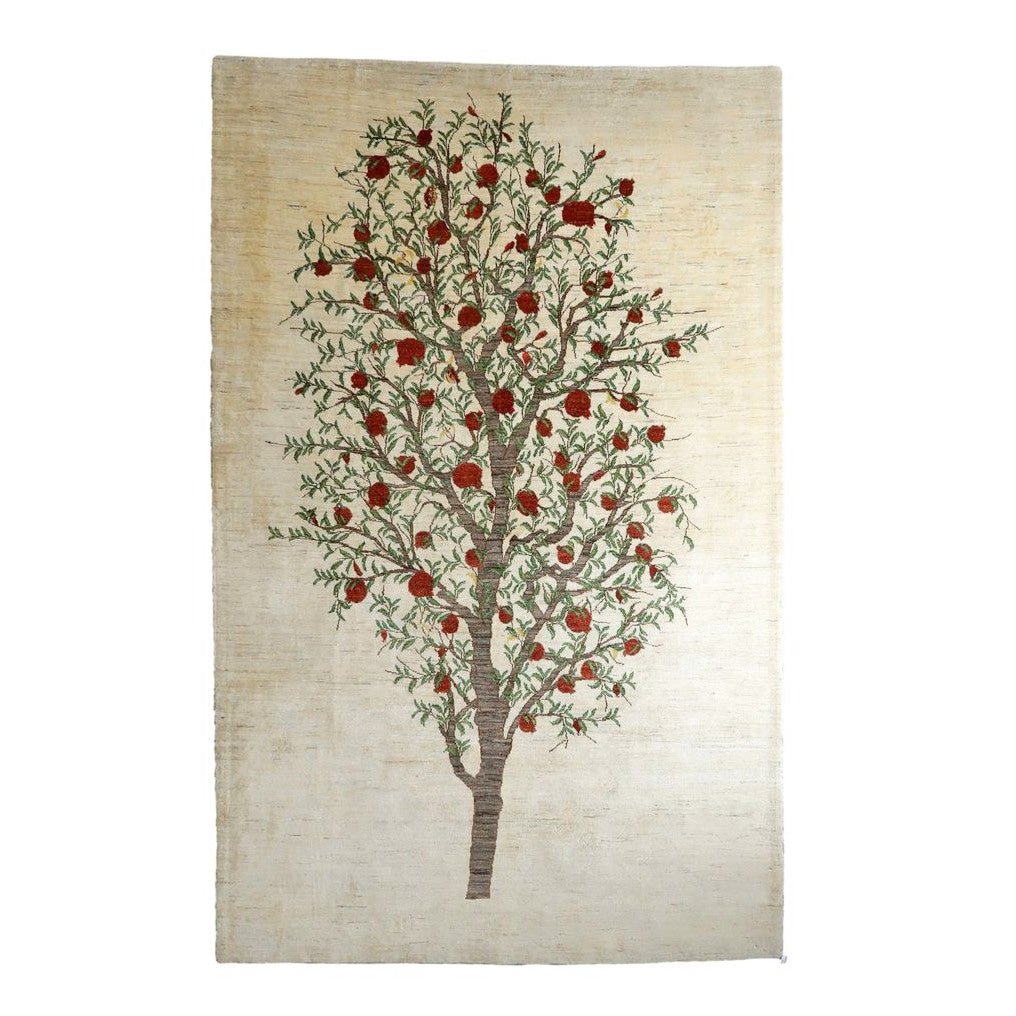 プレミアムギャッベ/ホシナマイ(ルリバフ) 294×188cm(HX-19662)