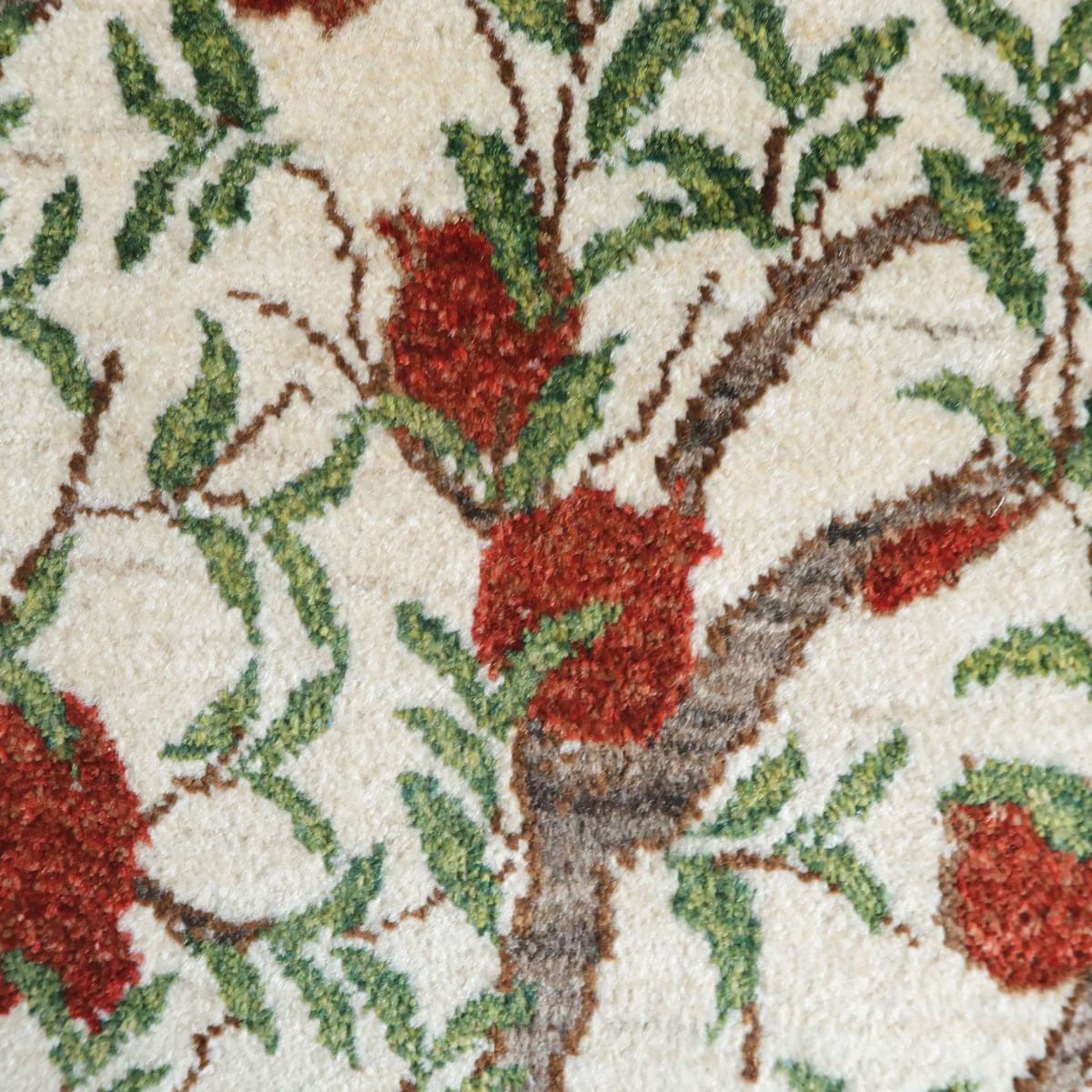 プレミアムギャッベ/ホシナマイ(ルリバフ) 294×188cm(HX-19662)