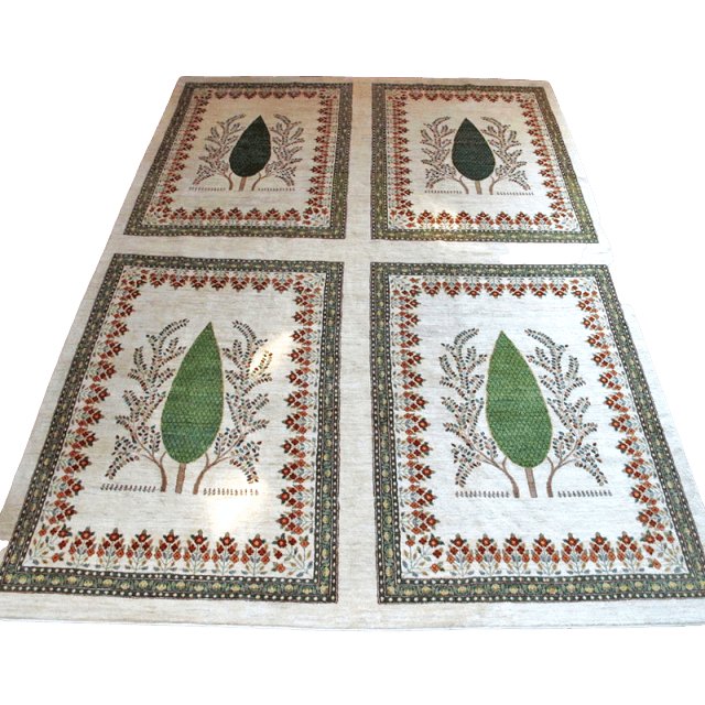 プレミアムギャッベ(ルリバフ)413×308cm(HX-21168)