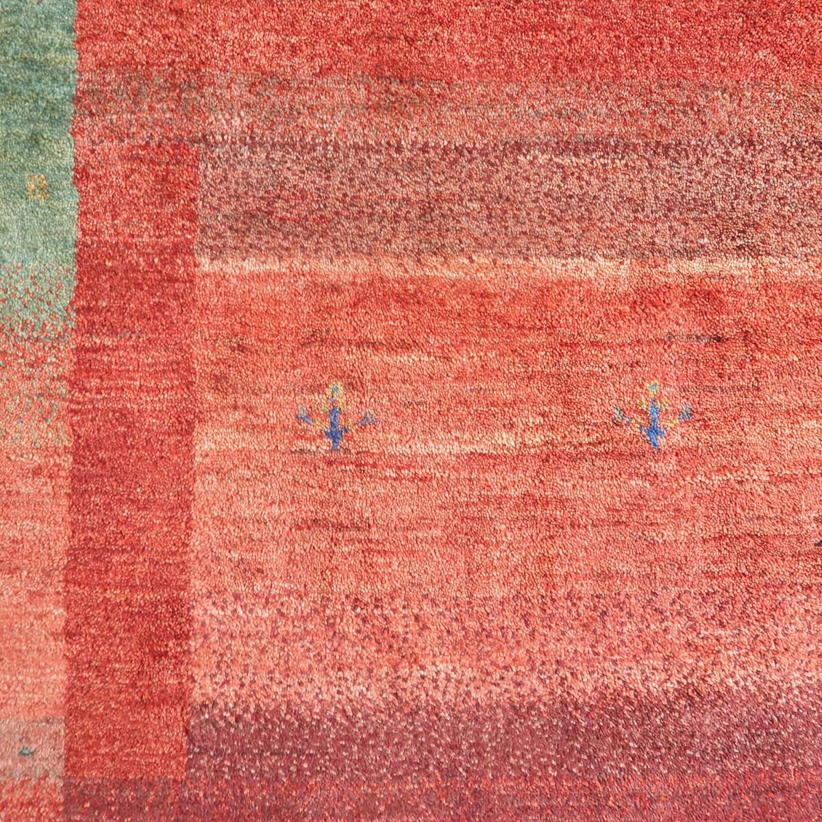 プレミアムギャッベ/ホシナマイ(ルリバフ) 292×202cm(HX-26496)