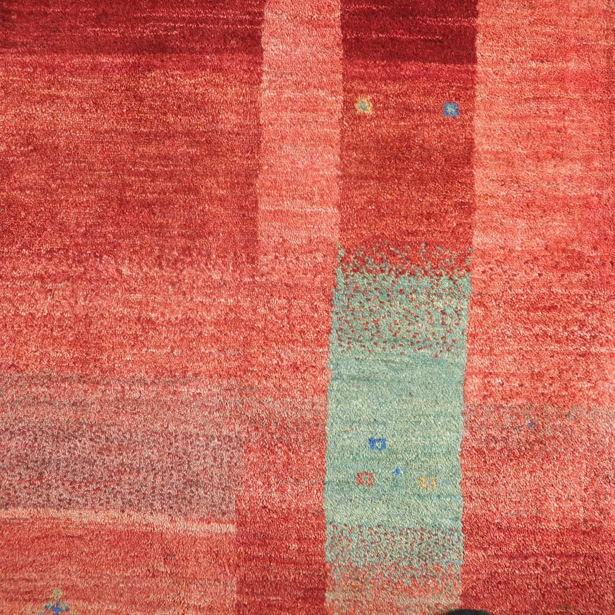 プレミアムギャッベ/ホシナマイ(ルリバフ) 292×202cm(HX-26496)