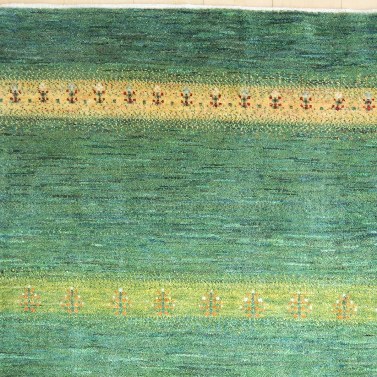 プレミアムギャッベ/ホシナマイ(ルリバフ) 265×163cm(HX-26652)
