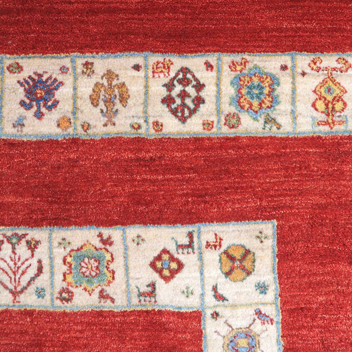 プレミアムギャッベ/ホシナマイ(ルリバフ) 292×203cm(HX-28301)