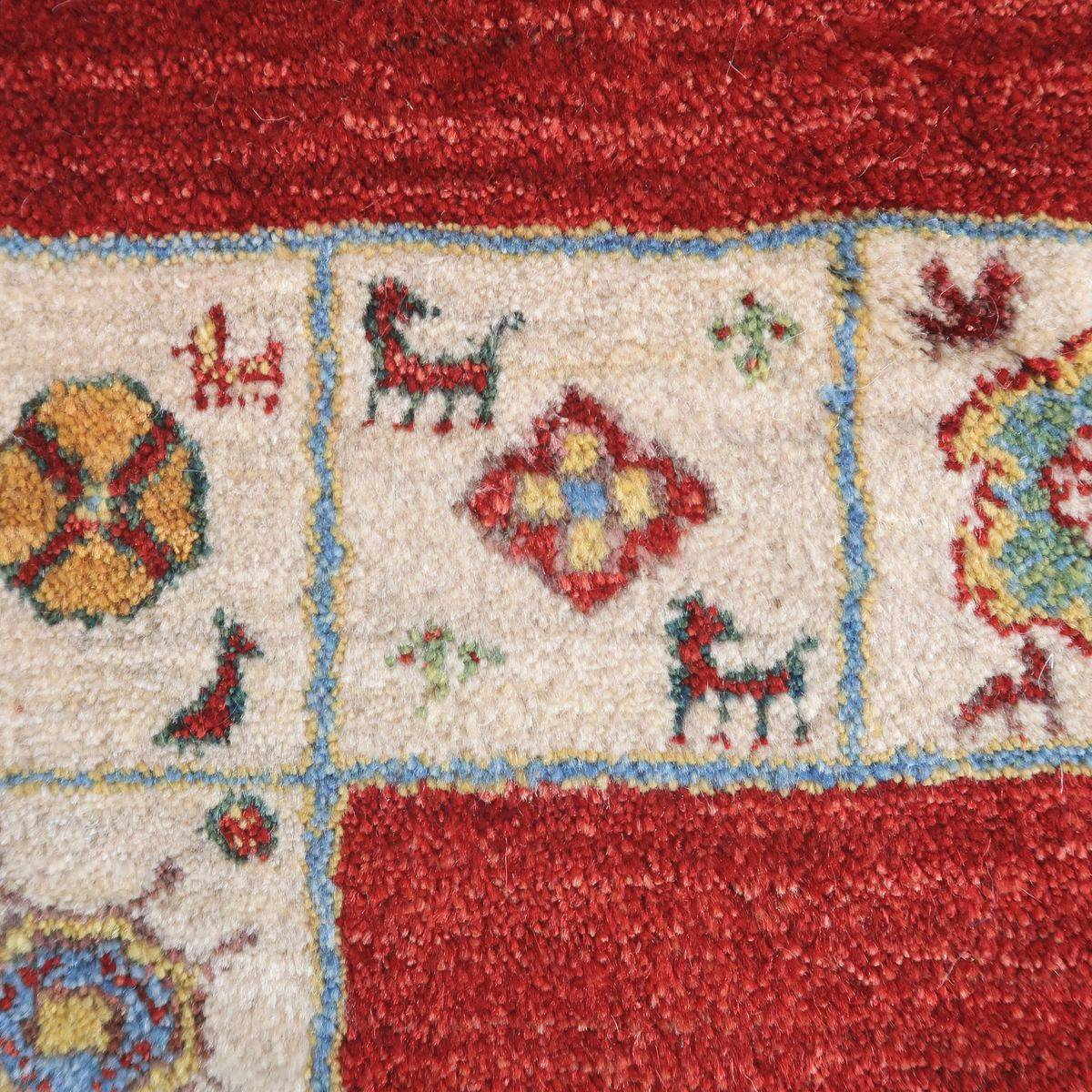 プレミアムギャッベ/ホシナマイ(ルリバフ) 292×203cm(HX-28301)