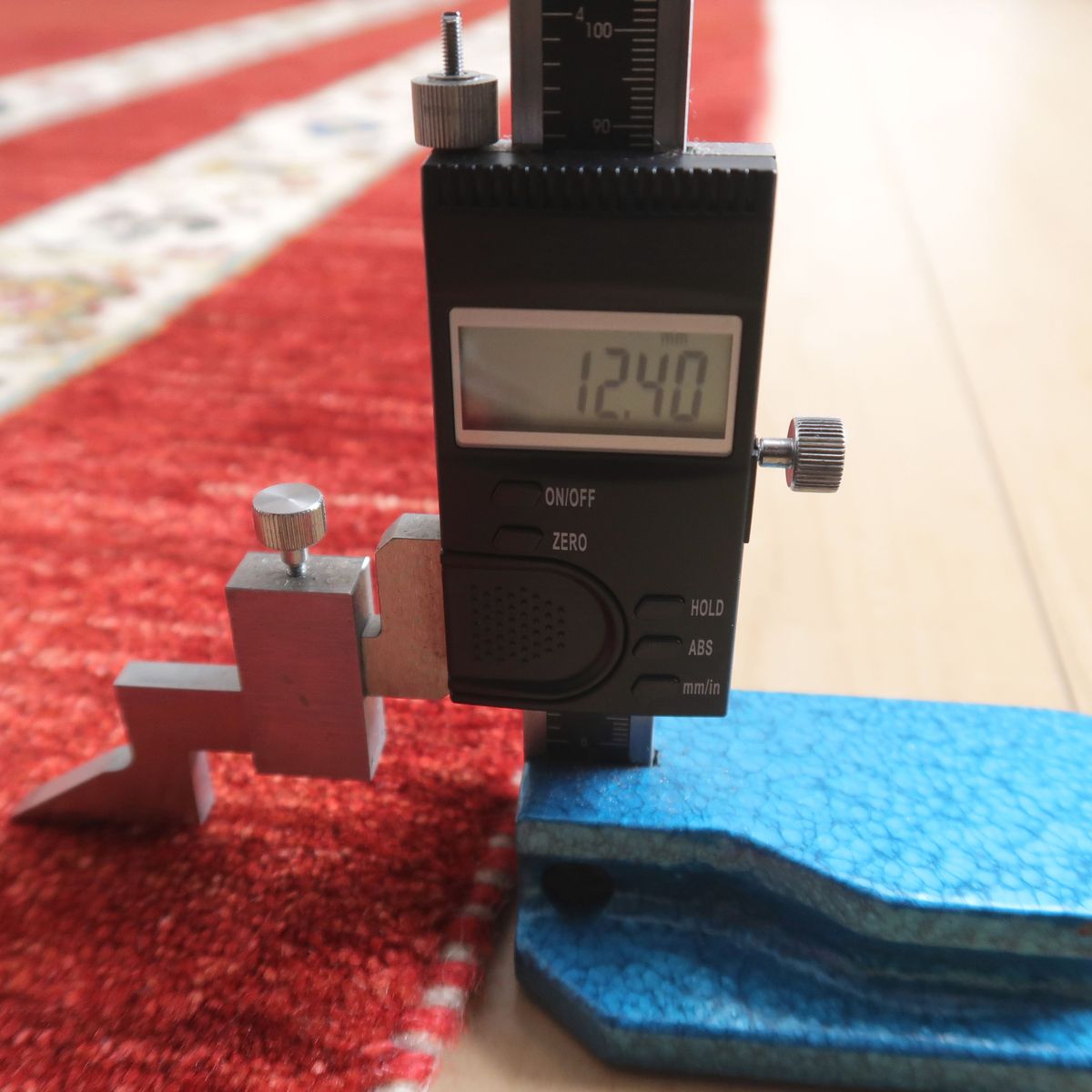 プレミアムギャッベ/ホシナマイ(ルリバフ) 292×203cm(HX-28301)