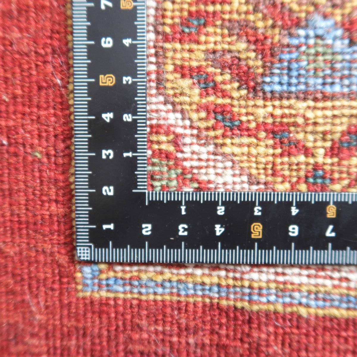 プレミアムギャッベ/ホシナマイ(ルリバフ) 292×203cm(HX-28301)