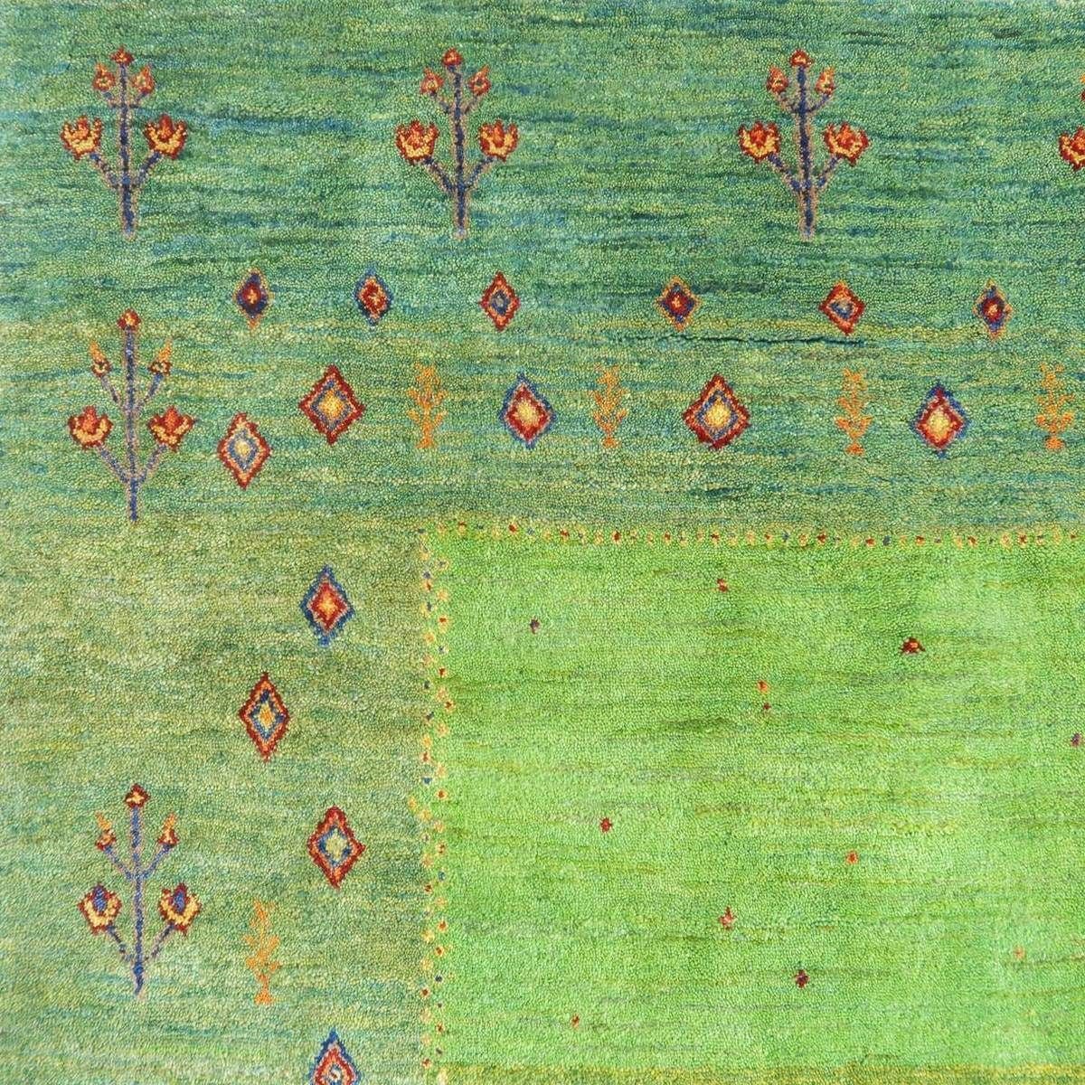 プレミアムギャッベ/ホシナマイ(ルリバフ) 255×162cm(HX-35241)