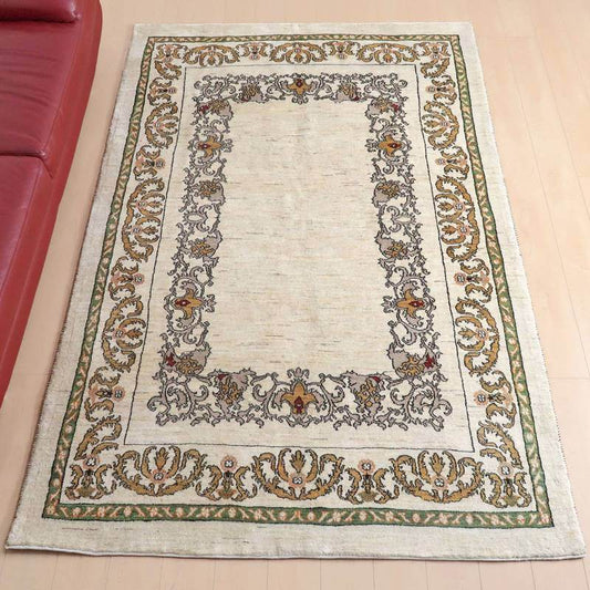 プレミアムギャッベ/ホシナマイ(ルリバフ) 250×167cm(HX-69789)