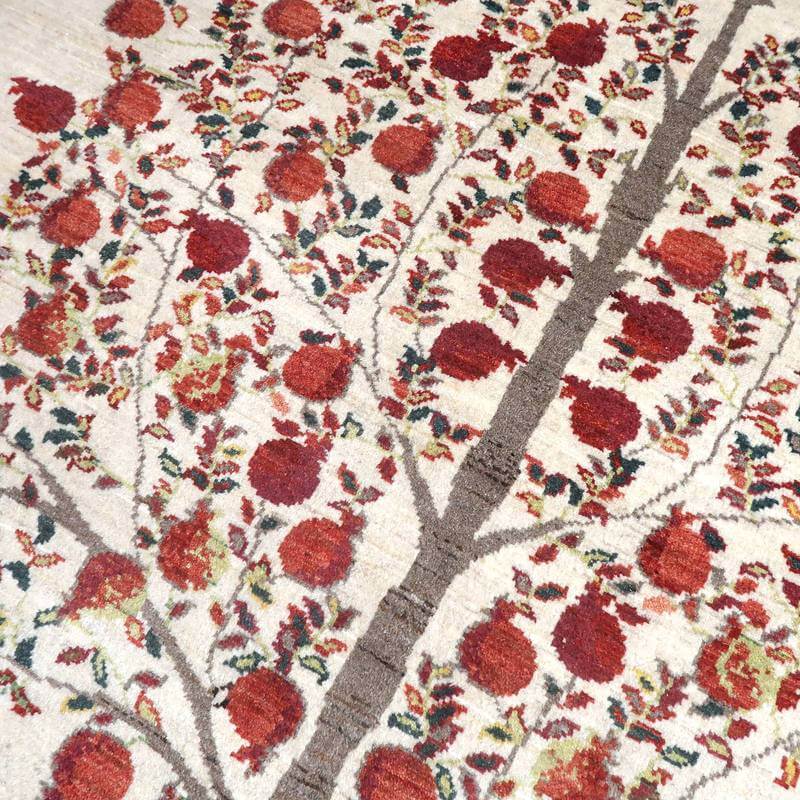 プレミアムギャッベ/ホシナマイ(ルリバフ) 299×201cm(HX-73246)