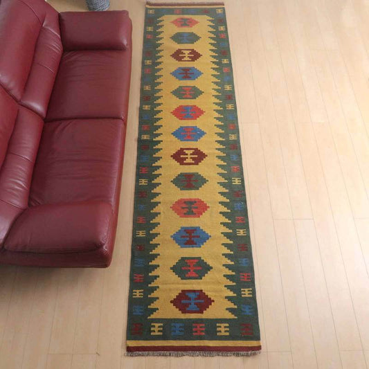 キリム・シラーズ 345×85cm(KR-556)